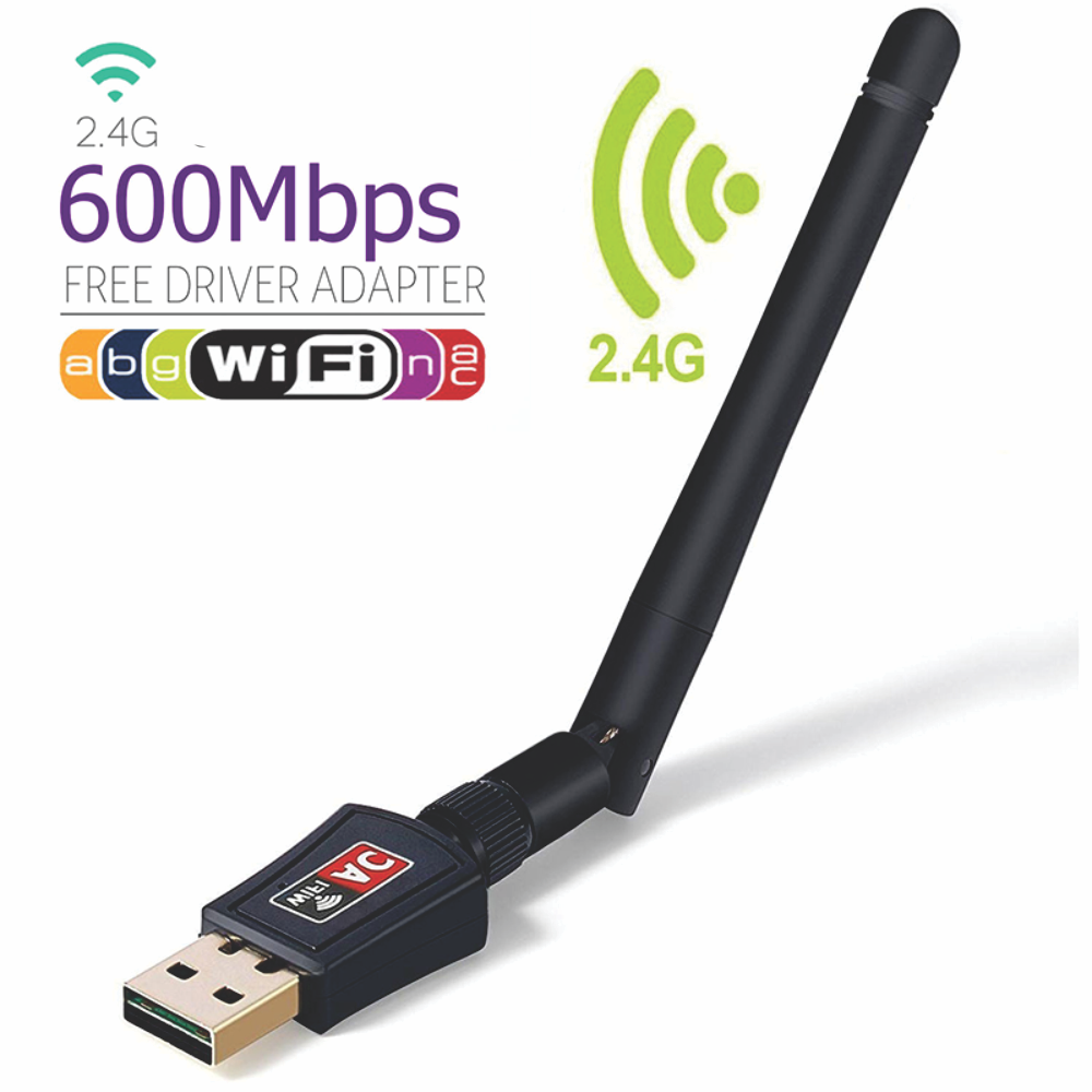 Antena Wifi Receptor Usb 600mbps Antena