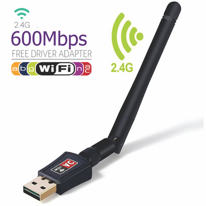 Antena Wifi Receptor Usb 600mbps Antena