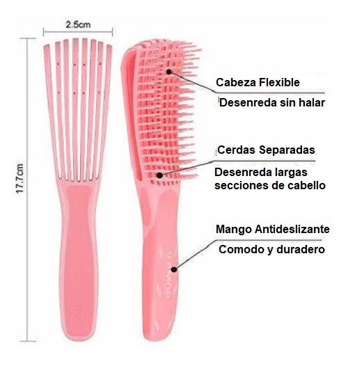 Cepillo desenredante Cabello Rizado